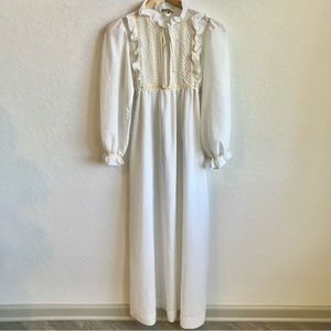 Vintage Dior Jr. Long White Nightgown